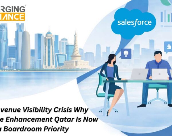 Salesforce Enhancement Qatar dashboard showing real-time sales pipeline and revenue analytics