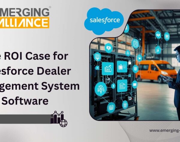 Salesforce Dealer Management System dashboard showing dealer performance and inventory insights