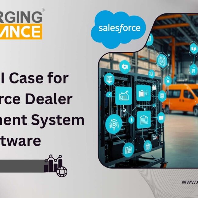 Salesforce Dealer Management System dashboard showing dealer performance and inventory insights