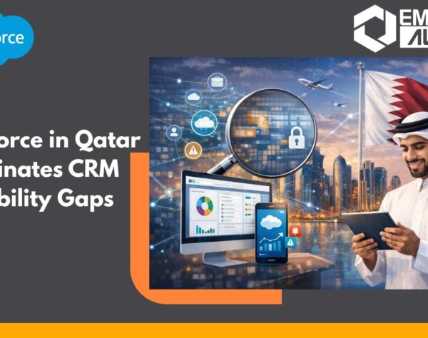 Salesforce CRM dashboard showing real-time customer data visibility and analytics for Qatar businesses