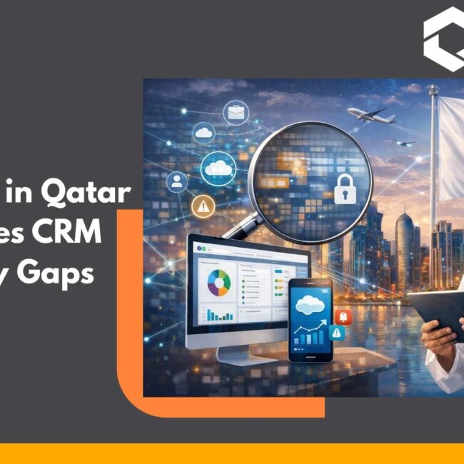 Salesforce CRM dashboard showing real-time customer data visibility and analytics for Qatar businesses