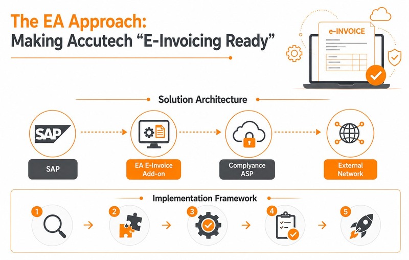 EA 5-layer enterprise architecture framework for SAP implementation.