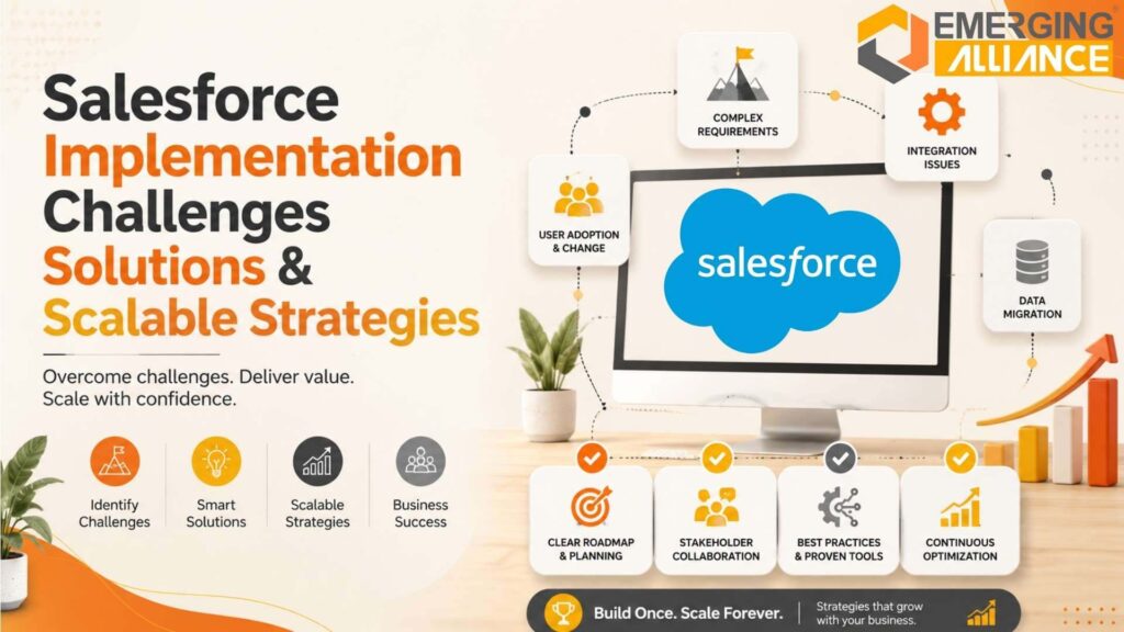 Enterprise team analyzing Salesforce implementation