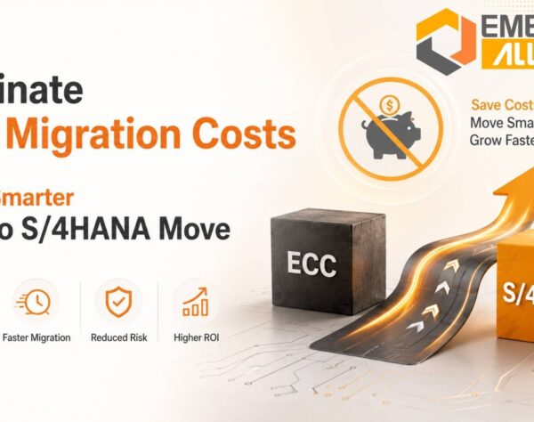 Enterprise SAP ECC to SAP S/4HANA migration strategy improving automation, analytics, scalability, and business performance