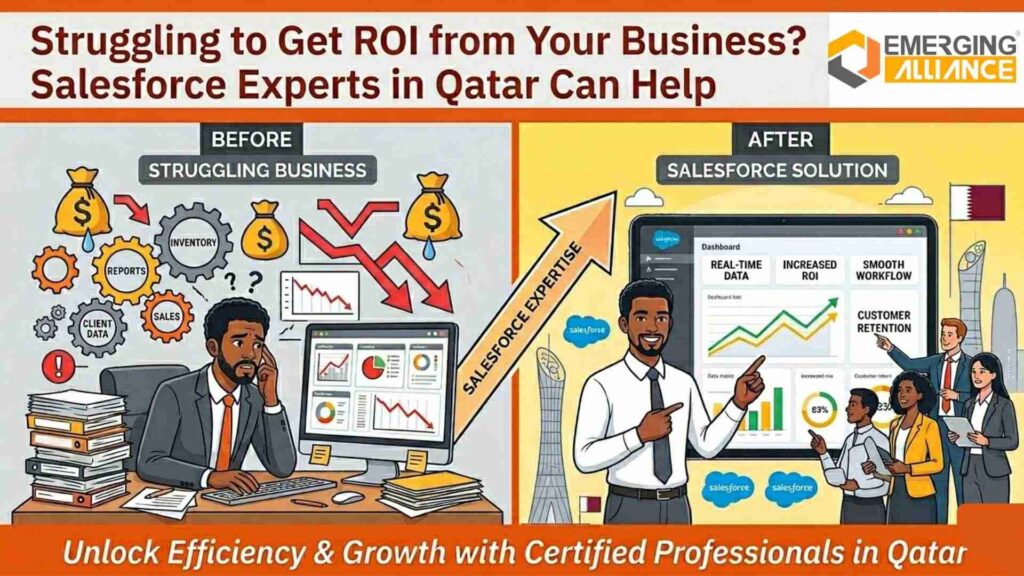 Salesforce experts in Qatar helping enterprises improve ROI through CRM automation, integration, and digital transformation