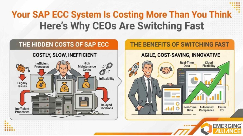 Enterprise SAP ECC to S/4HANA Migration strategy for digital transformation and cloud ERP modernization