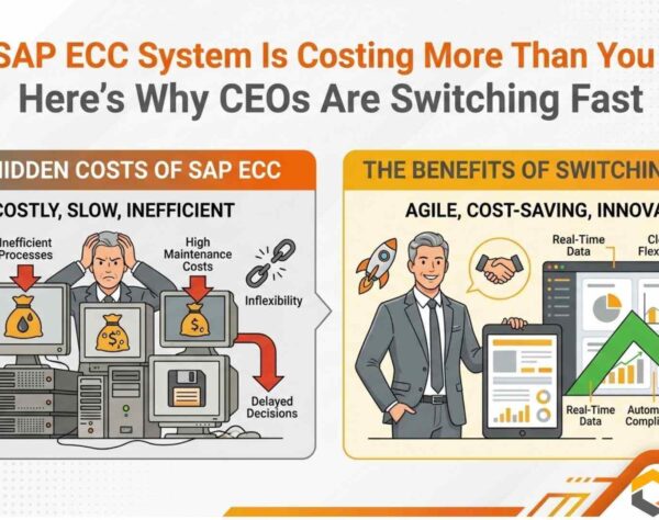 Enterprise SAP ECC to S/4HANA Migration strategy for digital transformation and cloud ERP modernization