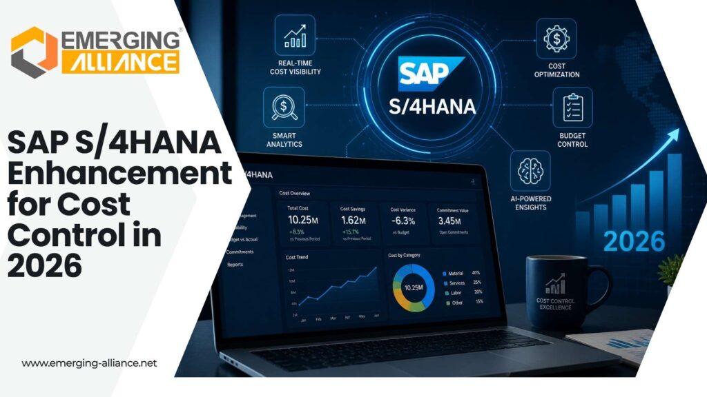 SAP S/4HANA Enhancement enabling cost control, ERP modernization, and real-time analytics
