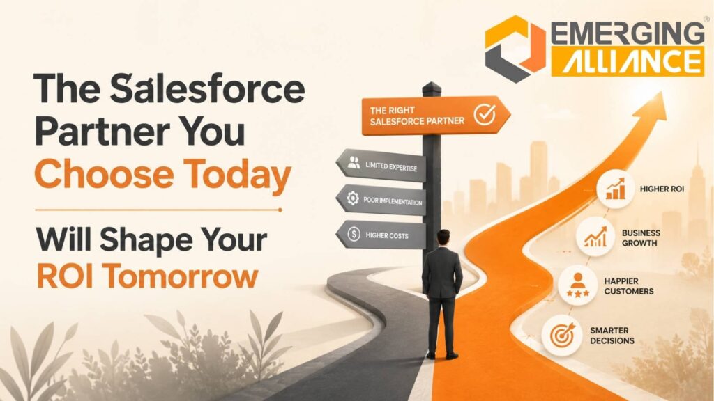 Salesforce Partner to improve CRM ROI, automation, scalability, and digital transformation success.
