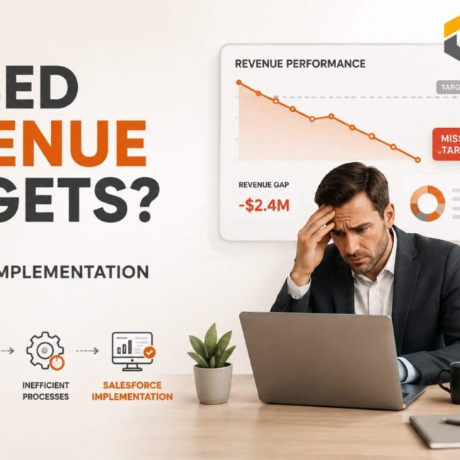 Enterprise leaders using Salesforce CRM implementation to improve sales visibility, automation, and revenue performance.