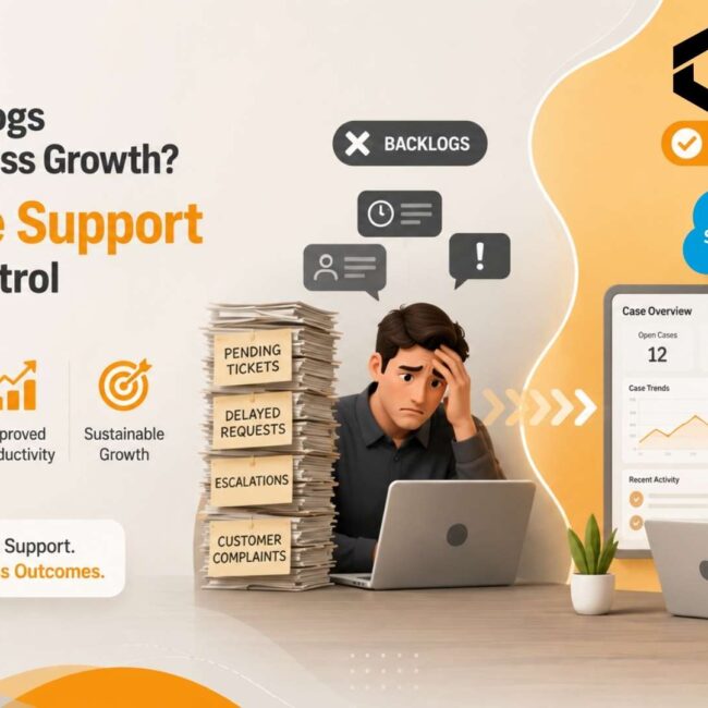 Enterprise Salesforce Support services improving CRM performance and operational efficiency