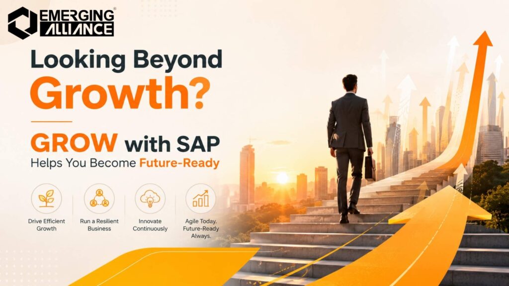 Business leaders using GROW with SAP to improve operational visibility, automation, scalability, and enterprise growth.
