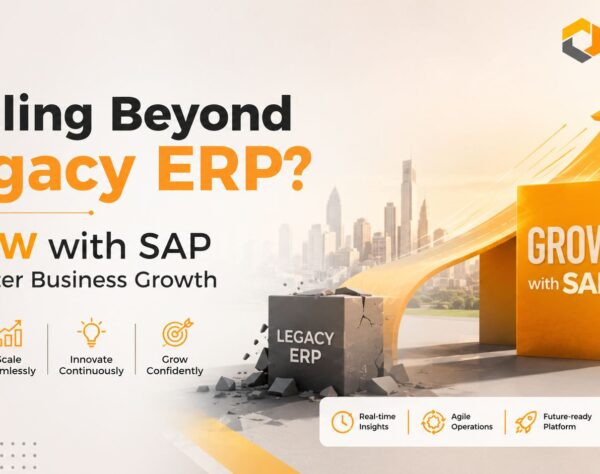 Business leaders accelerating growth by migrating from legacy ERP to GROW with SAP cloud ERP.