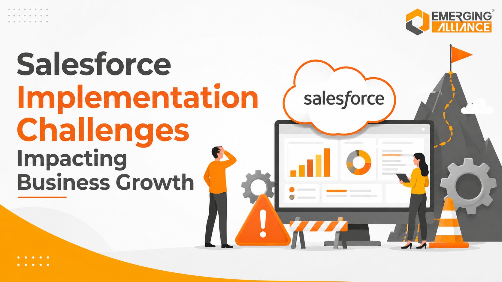 Salesforce implementation challenges affecting CRM adoption and business growth