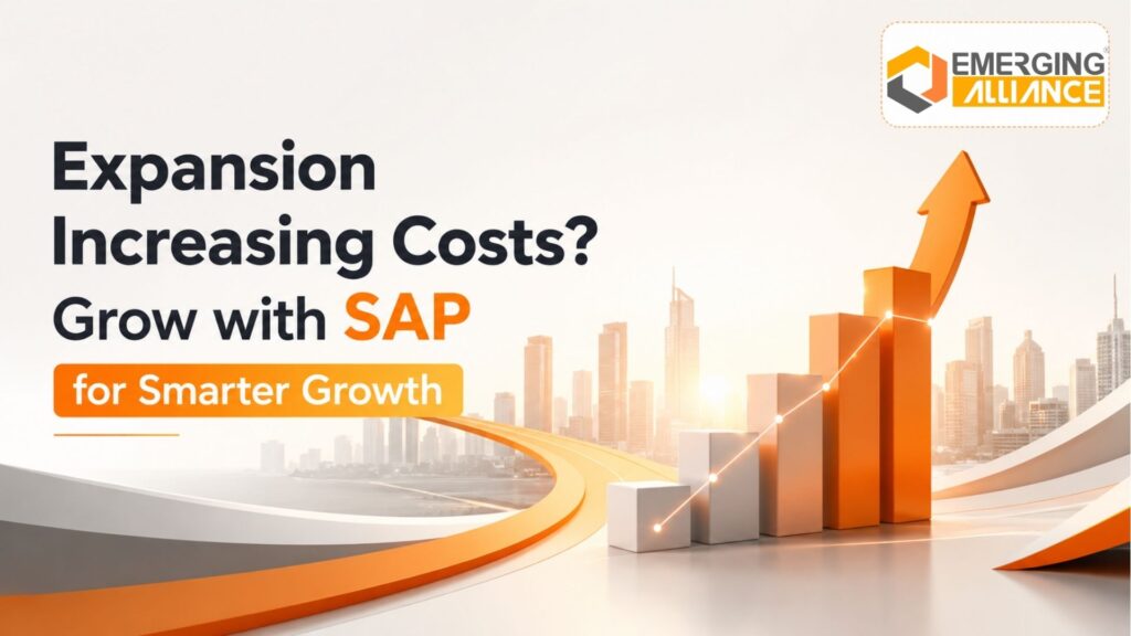Business expansion with Grow with SAP to reduce costs, improve scalability, and support smarter growth.