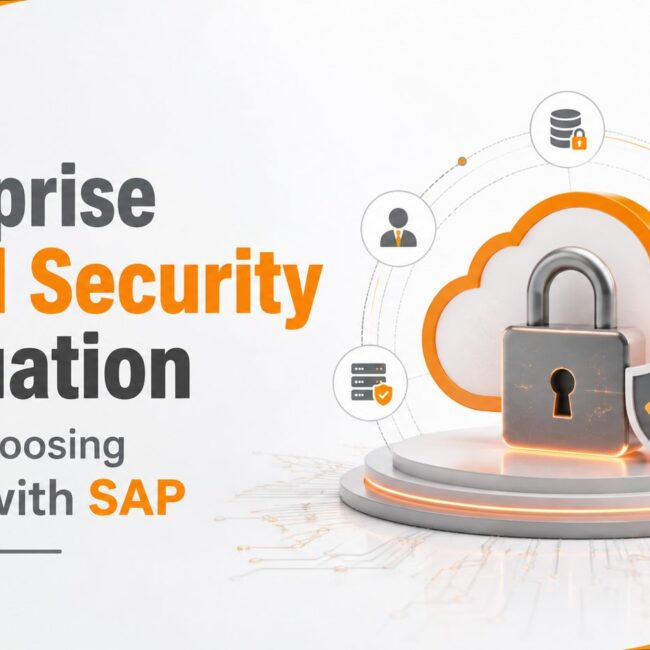 Enterprise cloud security evaluation for GROW with SAP