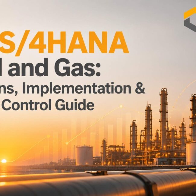 SAP S/4HANA for Oil and Gas: Operations, Implementation & Business Control Guide