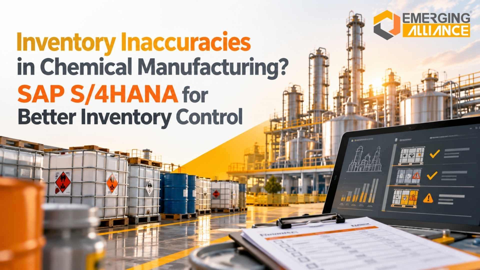 Inventory Inaccuracies in Chemical Manufacturing? SAP S/4HANA for Better Inventory Control