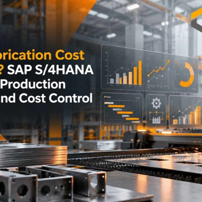 Metal Fabrication Cost Overruns? SAP S/4HANA for Better Production Planning and Cost Control