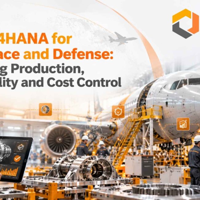 SAP S/4HANA for Aerospace and Defense: Managing Production, Traceability and Cost Control