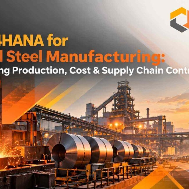 SAP S/4HANA for Iron and Steel Manufacturing: Strengthening Production, Cost & Supply Chain Control