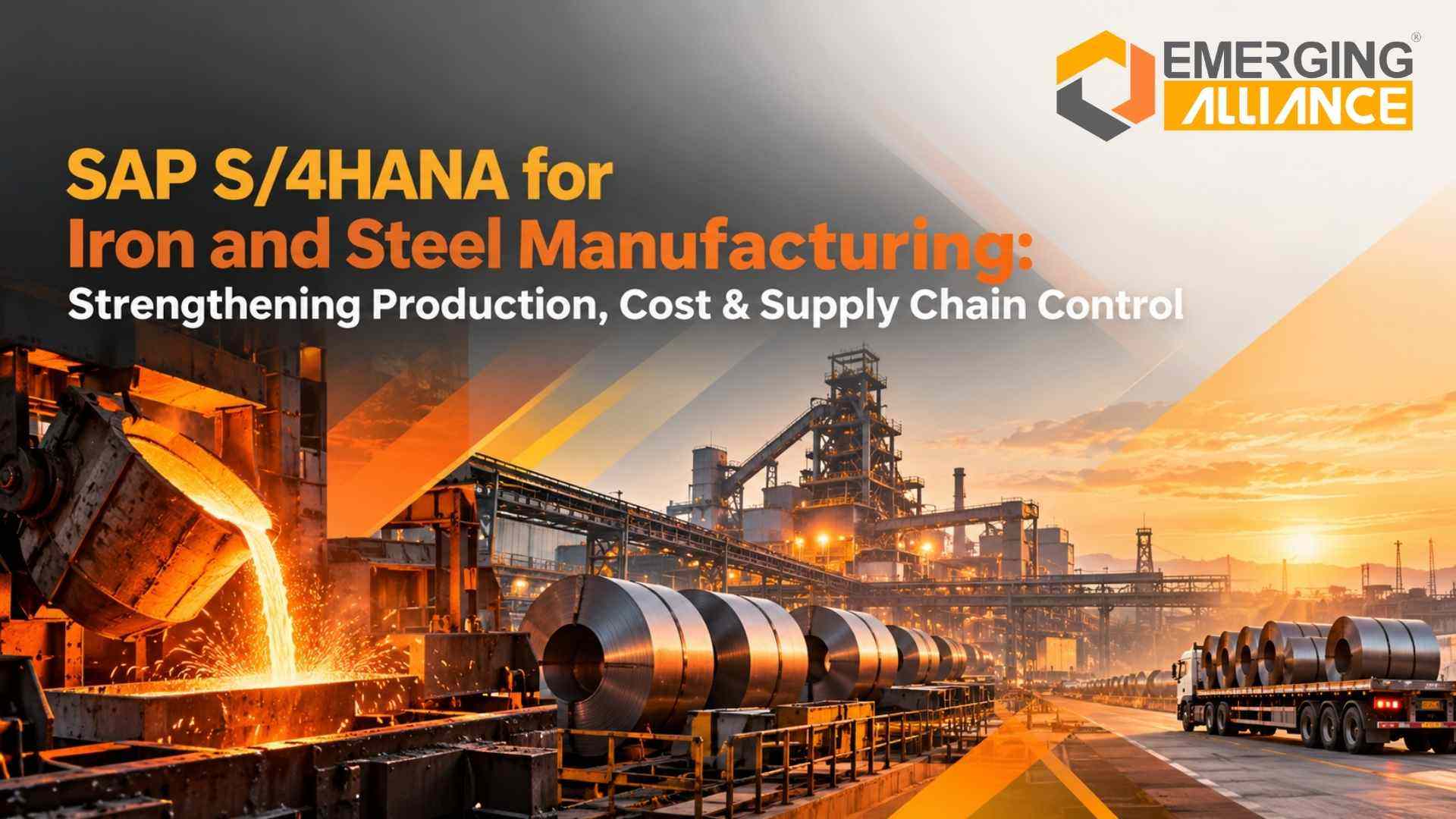 SAP S/4HANA for Iron and Steel Manufacturing: Strengthening Production, Cost & Supply Chain Control